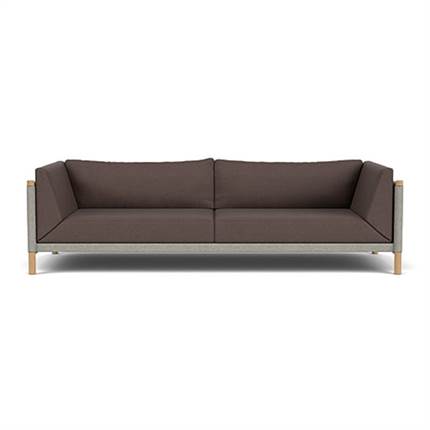 L48 Moesgaard sofa fra FDB Møbler i brun